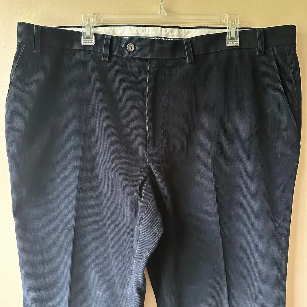 Lauren Ralph Lauren Corduroy Chino Pants Trousers Straight Navy Men's 42x30